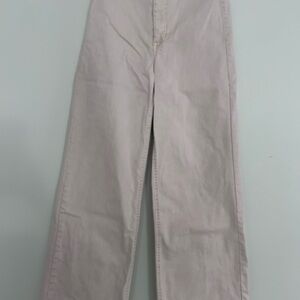 High-Rise Wide Leg Women's Jeans - Khaki